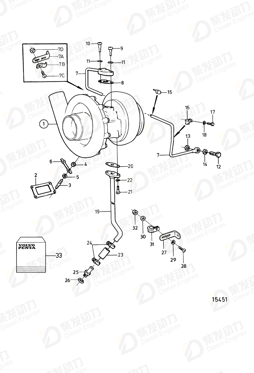 volvo penta Nipple 941875 Drawing volvo penta Nipple 941875 Drawing